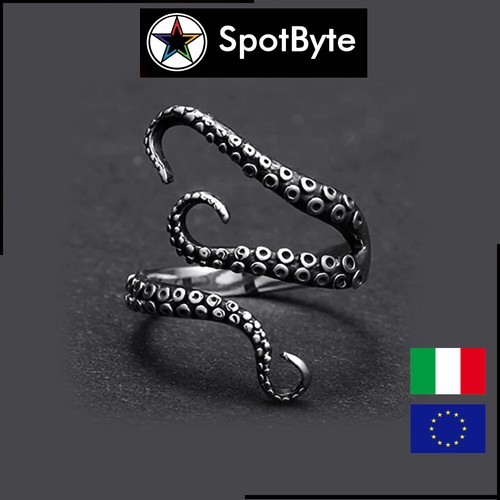 Anello uomo polpo artigli - anello,