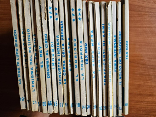 Tex willer numeri anni - numeri, e
