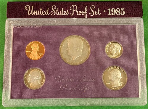 Set proof plad - 1985, u.s.