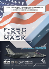 Maschera fustellata separazione colore caccia Lightning II 1/48 F-35C per Tamiya 61127