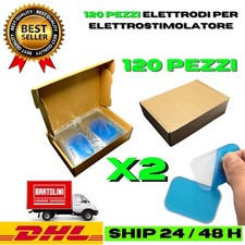 120 Elettrodi per Elettrostimolatore, EMS Gel Pads Gel Pad di Ricambio Addomina