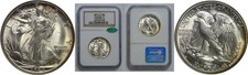 1944-S Mezzo dollaro Walking