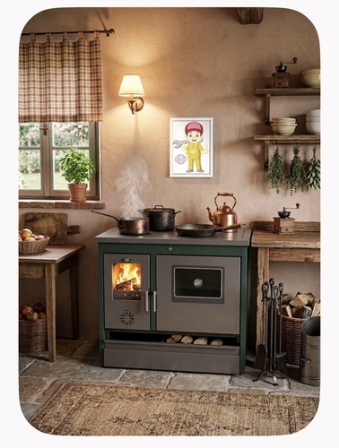 Stufa legna sparta cucina - legna,