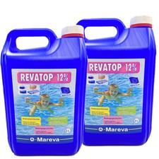 REVATOP 12% 10 LITRI OSSIGENO ATTIVO SUPER ALGHICIDA PER RECUPERO ACQUA VERDE 