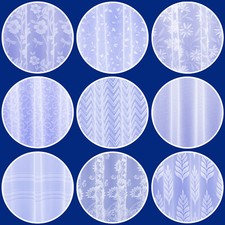 Tende a rete base diritta con parte superiore a slot ~ vendute al metro ~ tenda a rete bianca