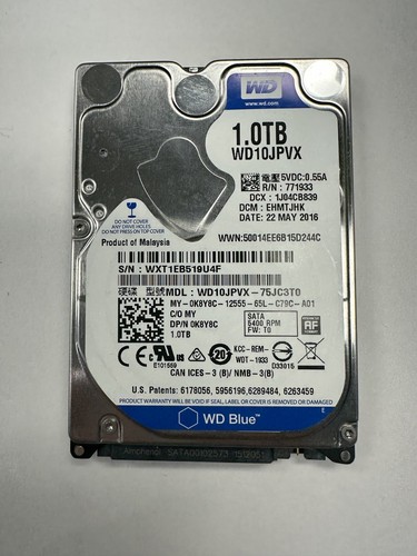 Western digital wd10jpvx disco - western,