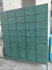 Mobile Stile Cassette Postali In Metallo Stile Industriale Originale