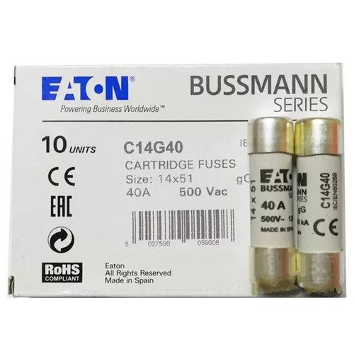 10pz fusibile cilindrico - , nuovo