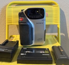 Pacchetto Videocamere Sony Handycam CCD-SC7 NTSC Hi8 RARA TESTATA FUNZIONANTE ✅