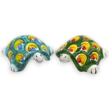Tartaruga di Terra in pregiata Ceramica Siciliana, due opzioni misura (1Unità) d