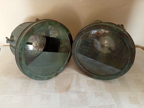 Antique solar lamps brass - solar,