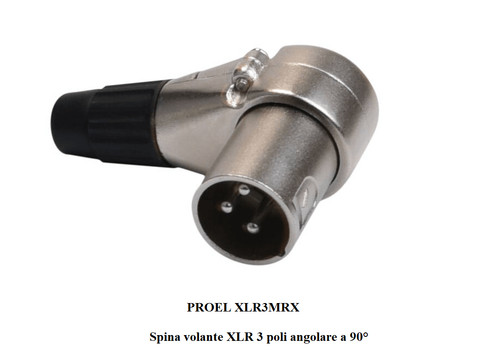 Proel xlr3mrx spina - spina, volante