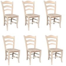 Sedia in legno montanara da