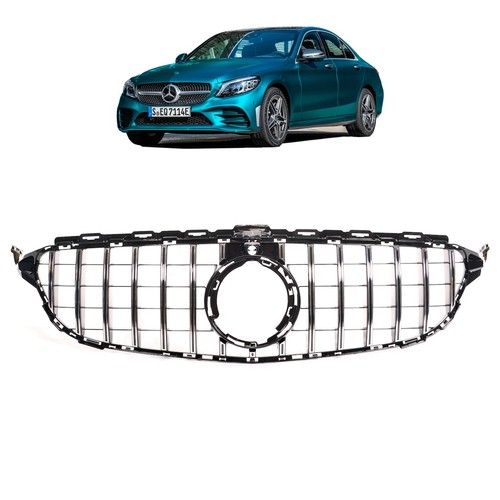 Griglia radiatore black - black, cromo