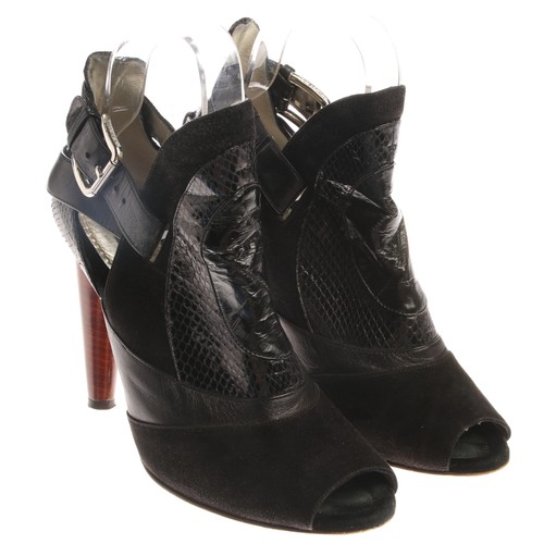 Peeptoes dolce gabbana nero - peeptoes, &