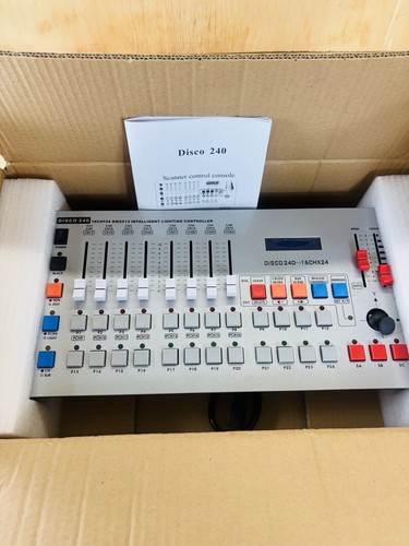 Console disco 240 dmx512 nuova - console,