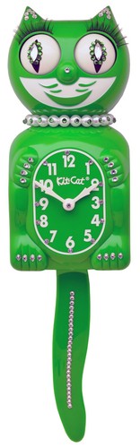Kit cat klock verde bianco - kit-cat,
