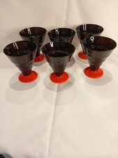 bicchieri murano In Stile Futurista Probabile Napoleone Martinuzzi Per Venini