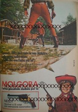 FOTO DI GIOCATTOLO: PISTOLA NELLY MOLGORA.RAGAZZI IN PIEDI.  1 PAG. TOPOLINO 70'