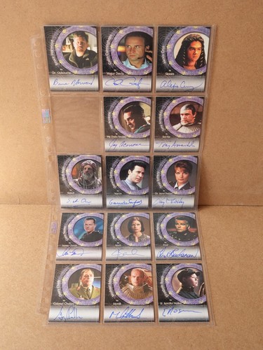 Stargate autograph cards - autograph,