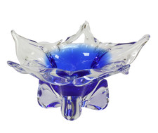 Murano Glas Schale blau