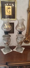 COPPIA ANTICHE LAMPADE A