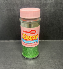 Barattolo spruzzatore Betty Crocker anni '80 "Decor Green Zugars" di General Mills