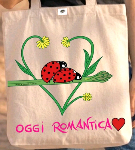 Borsa shopper oggi romantica - shopper,