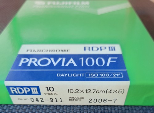 Fujifilm provia 100f 4x5 - 4x5,