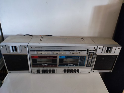 Poste radio double - poste, crown