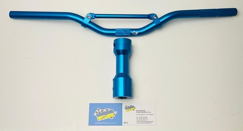 Manubrio naked azzurro mozzo - manubrio,