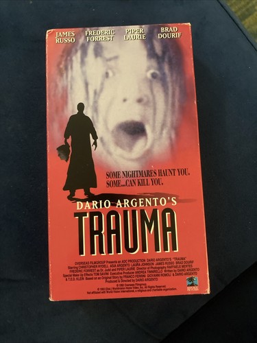 Dario argento trauma - dario, vhs