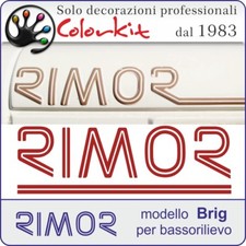 Scritta Rimor per rilievo