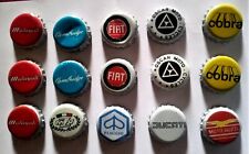 Set Lotto 15 tappi a corona crown Valfrutta MARCHI MOTO e AUTO usati rari