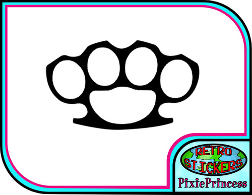 Adesivo vinile knuckle ottone - knuckle,