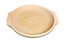 Piatto decorativo in legno per