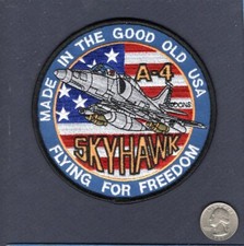 A-4 SKYHAWK US NAVY VA USMC VMA IAF Douglas Attack Squadron Patch FFF