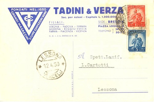 1950 brescia societã tadini - 1950,