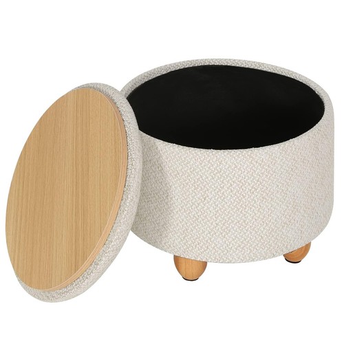 Pouf contenitore con coperchio - contenitore,