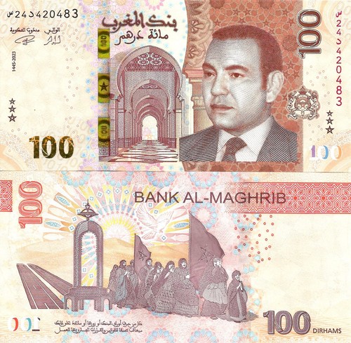Marocco 100 dirham 2023 81 - 100, p-81