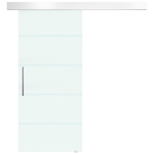 Homcom porta scorrevole - porta, vetro