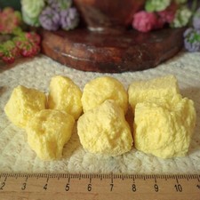 ZOLFO GREZZO NATIVO ✦ agglomerati cristallini ✦ estrazione industriale (India)