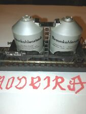 MARKLIN-ANNI 50-4511-CISTERNE COM POLVERE DI CARBONE BRAUNKOLENSTAUB-HO