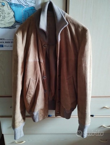 Giacca camoscio uomo - giacca, in