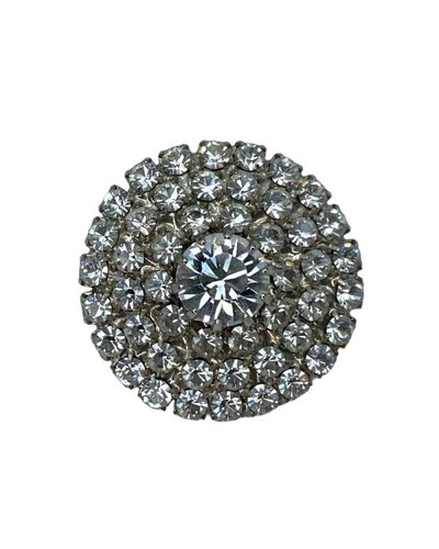 Bottone tondo argento gioiello - bottone,