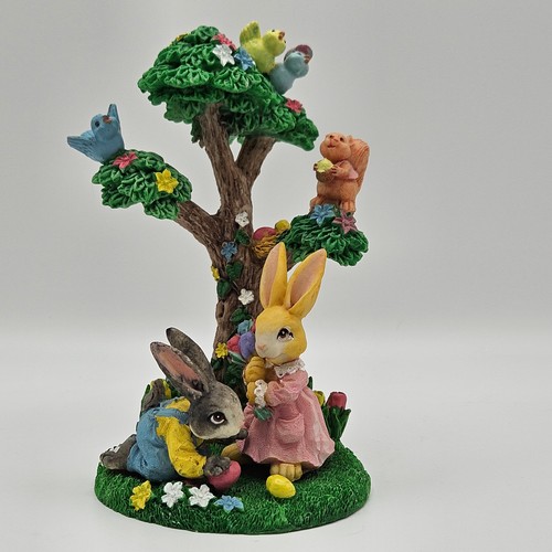 Vintage easter bunny tree - bunny,