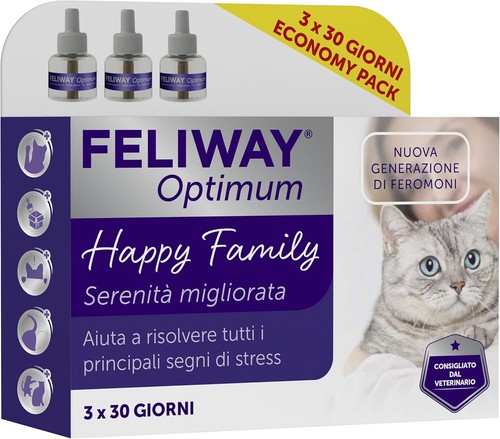 Feliway optimum 3x30 days - feliway,