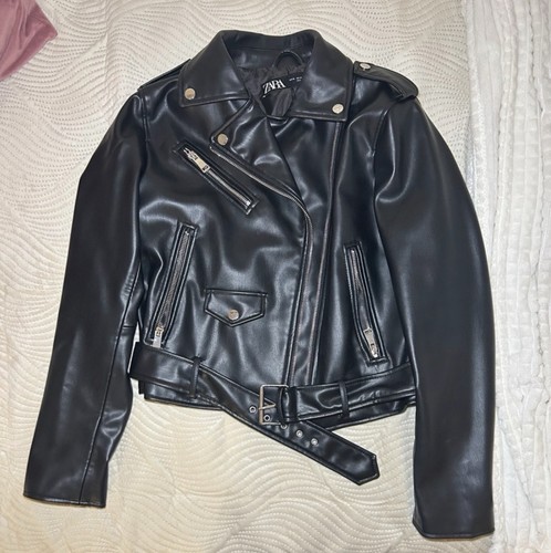 Giacca pelle zara nera - pelle,