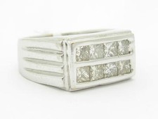 14k Oro Bianco & Diamante