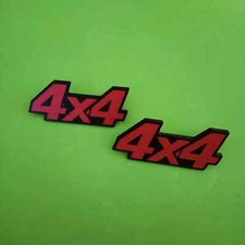 COPPIA TARGHETTE LATERALI  4x4